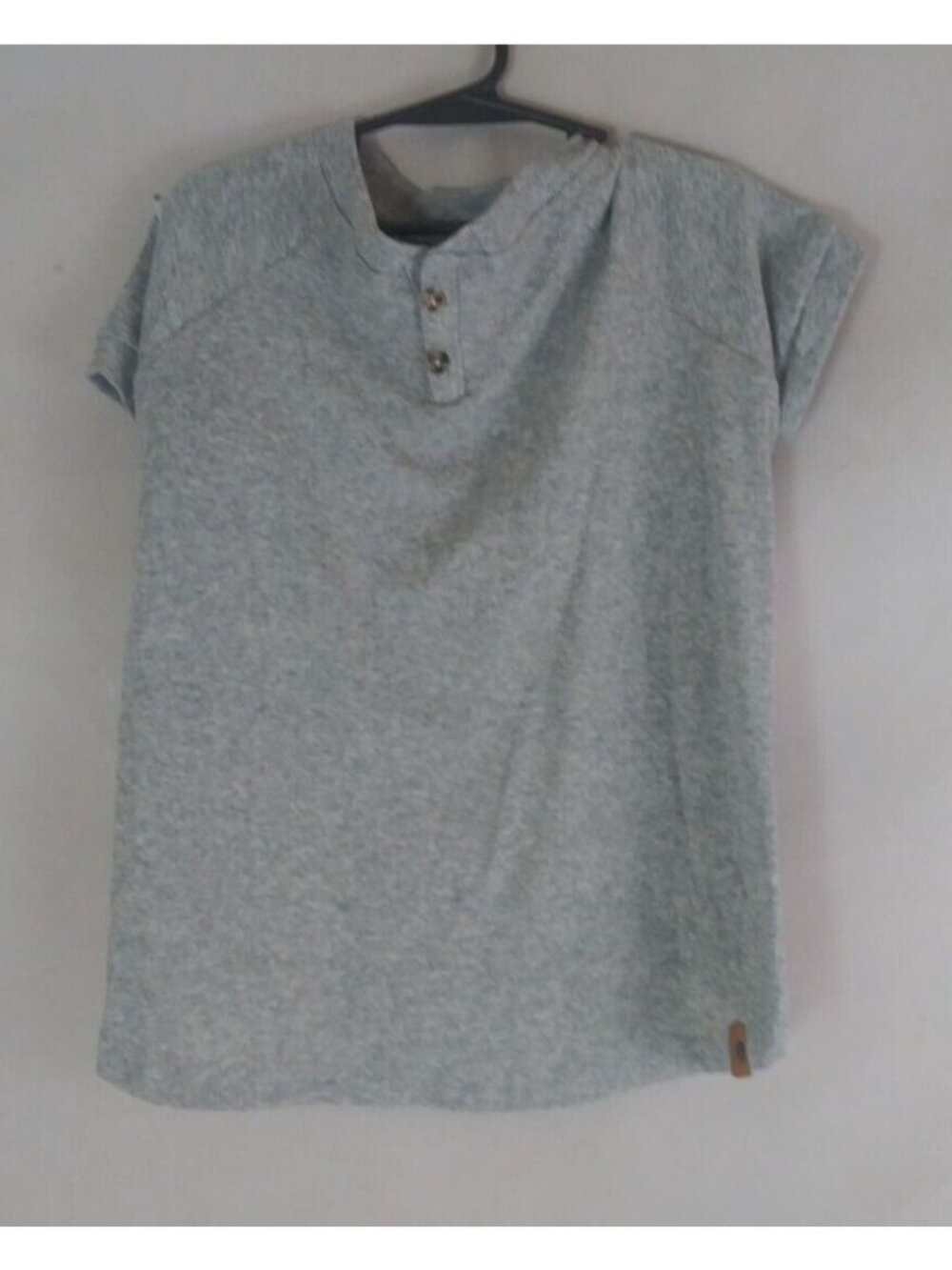 New Top Paw Gray Thermal Shirt Dog Size Large
